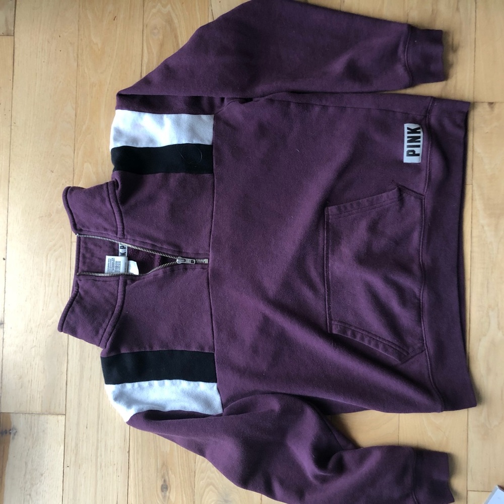 Pink Victoria’s Secret Quarter Zip